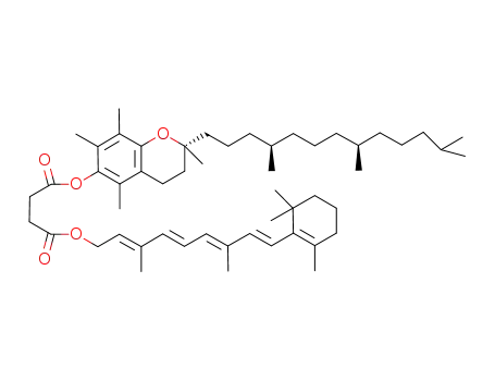 O-(4-oxo-4-{[2,5,7,8-tetramethyl-2-(4,8,12-trimethyltridecyl)-3,4-dihydro-2H-chromen-6-yl]oxy}butanoyl)retinol