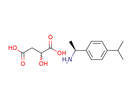 (S)-1-(4-Isopropyl-phenyl)-ethylamine; compound with 2-hydroxy-succinic acid
