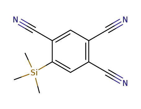 2,4,5-tricyano-trimethylsilylbenzene